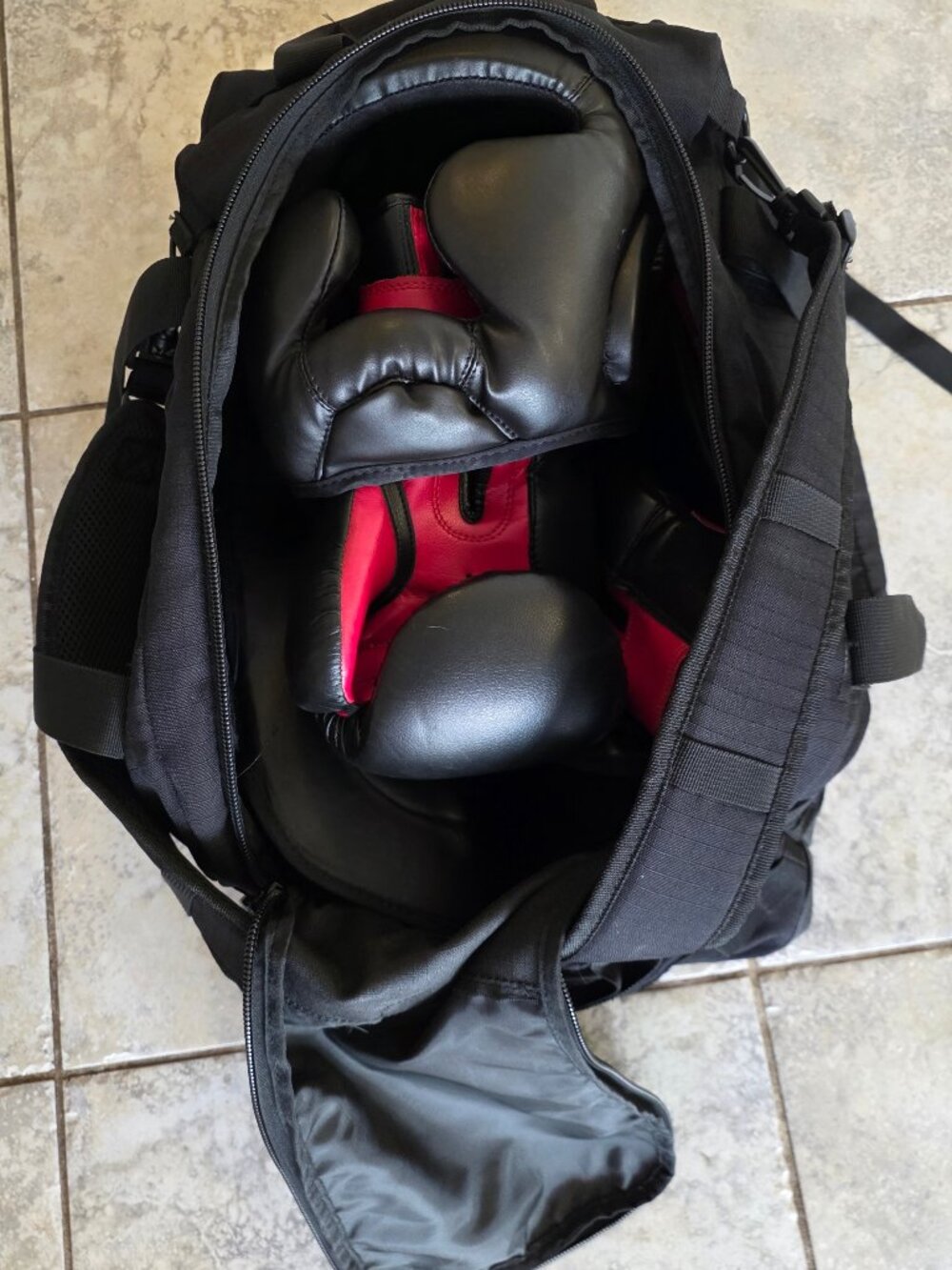 ProForce MMA Muay Thai Kickboxing Sparring Gear Set Head Gloves Shin Guard w/Bag